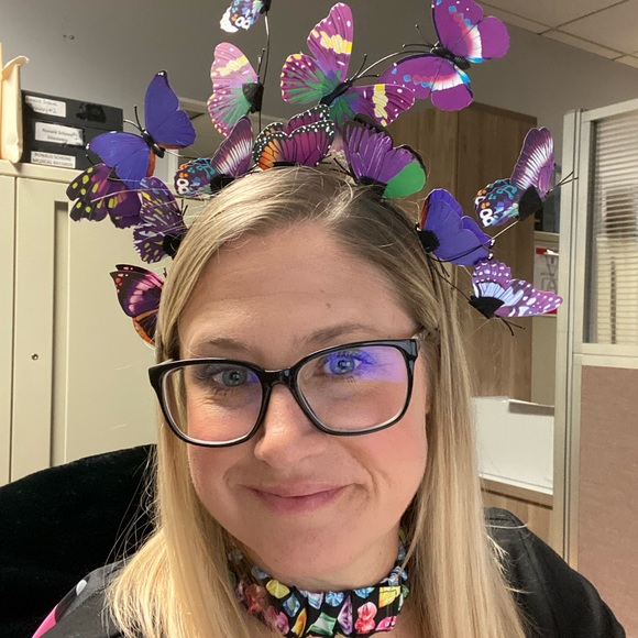 Butterfly Wings and Head Dress - Picture 3 of 4